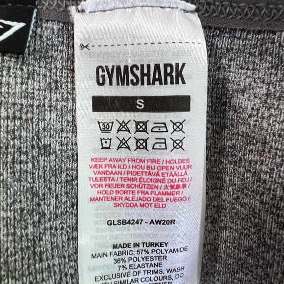 Gymshark Flex‎ Strappy Sports Bra Sz Small - Picture 7 of 10